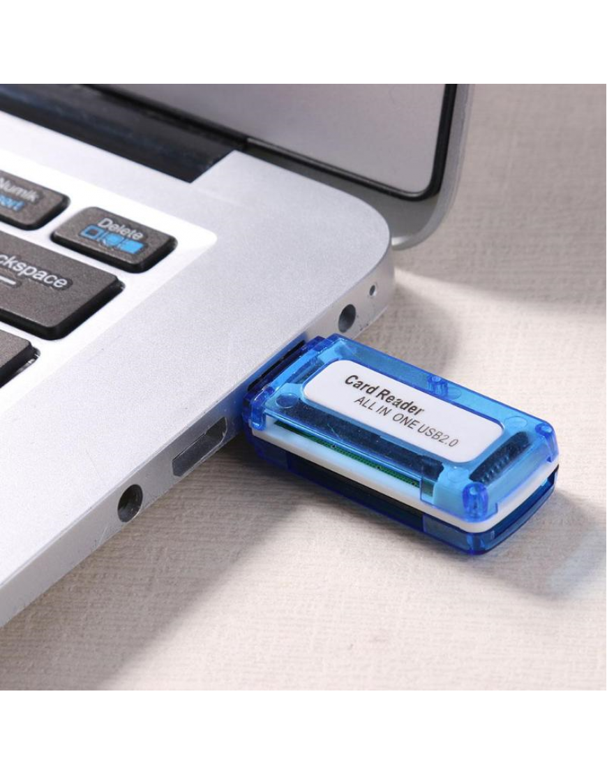 4 in 1 USB 2.0 Memory Card Reader